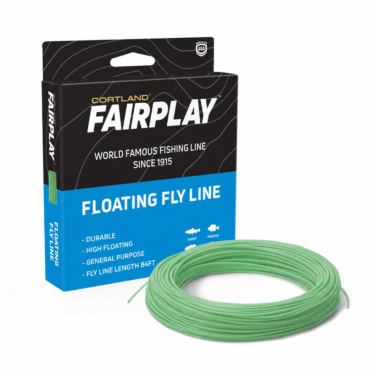cortland fairplay prespooled fly reel Floating Line This line includes a Lot #150 - Abu Model:DEP-S-761MFTA Red Nightmare