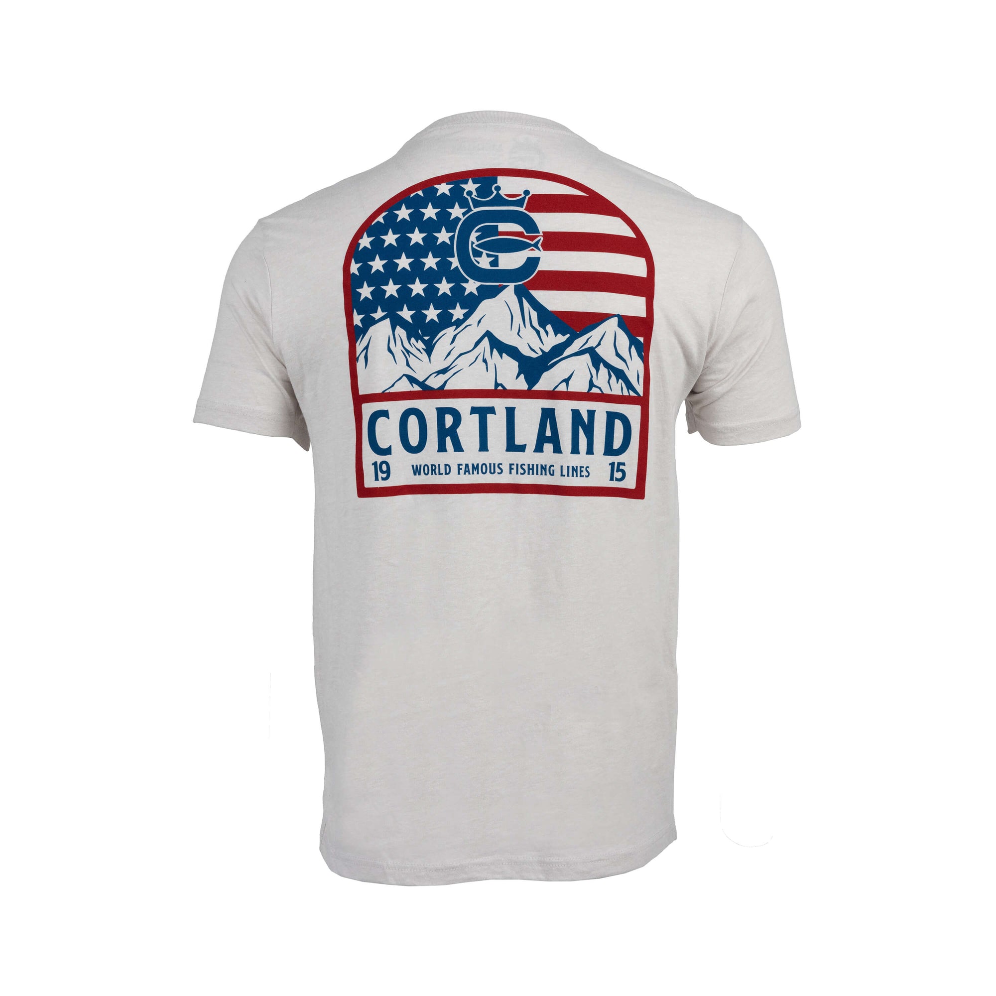 Back view of Cortland USA Mountain T-Shirt