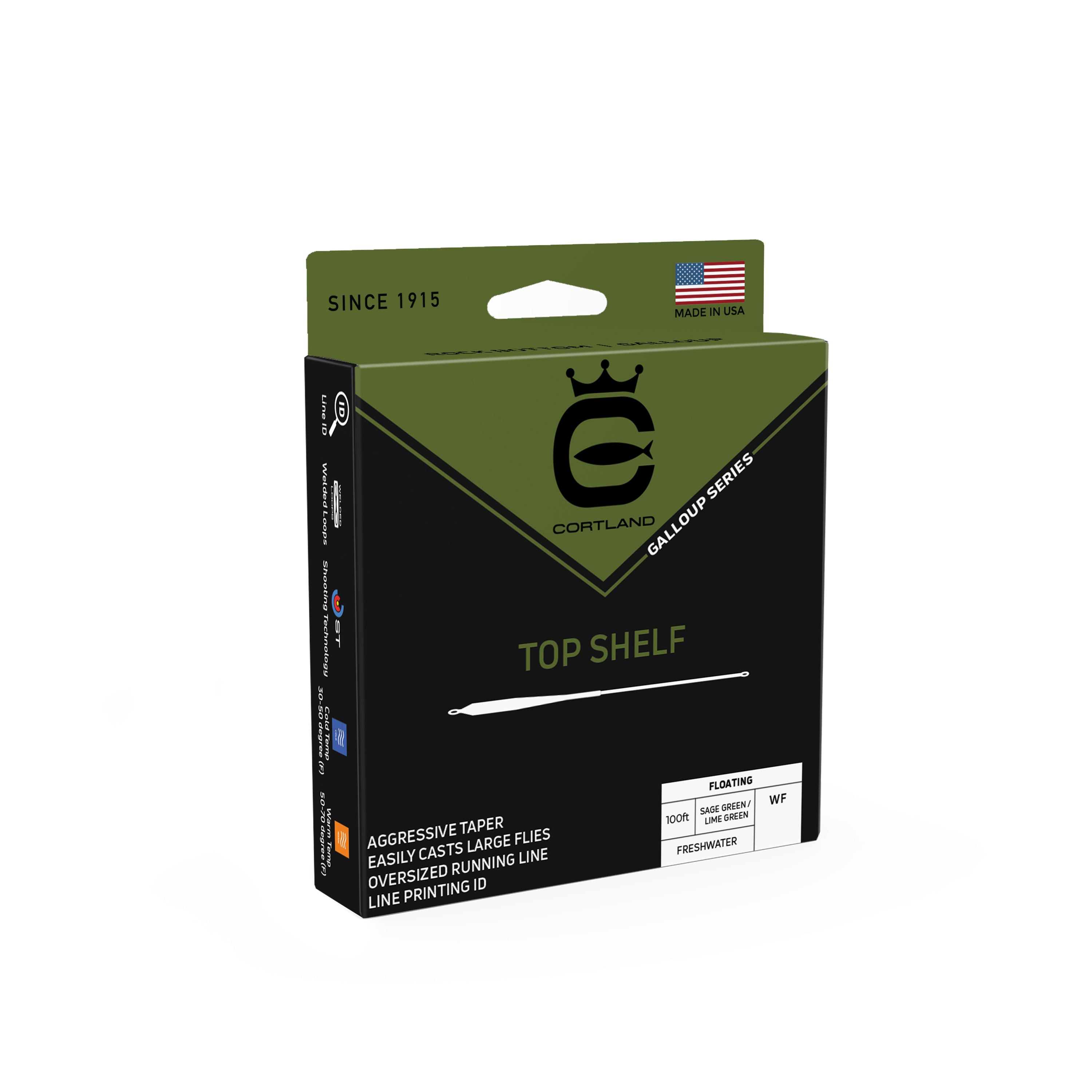 Kelly Galloup Top Shelf Floating Fly Line – Cortland Line Company