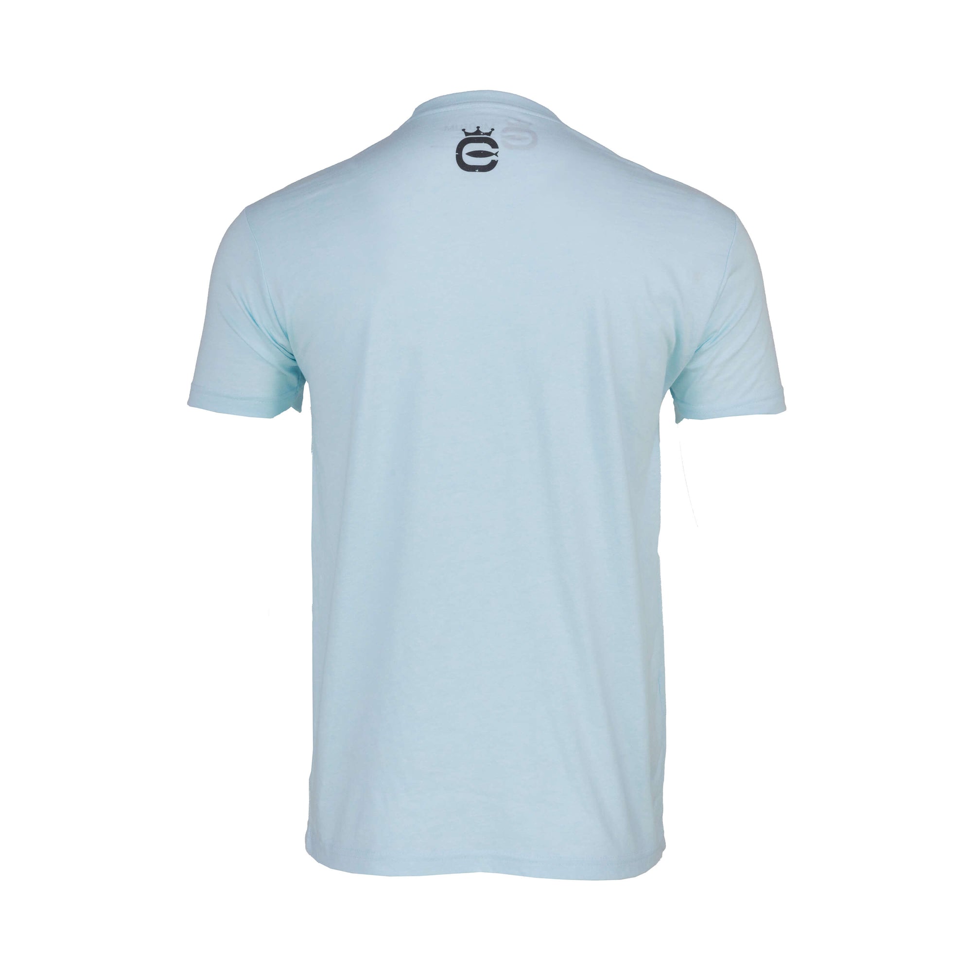 Back view of the Cortland Topographic Logo T-Shirt