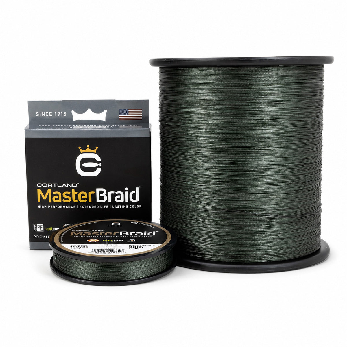 Cortland Master Braid - Moss Green – Cortland Line Company