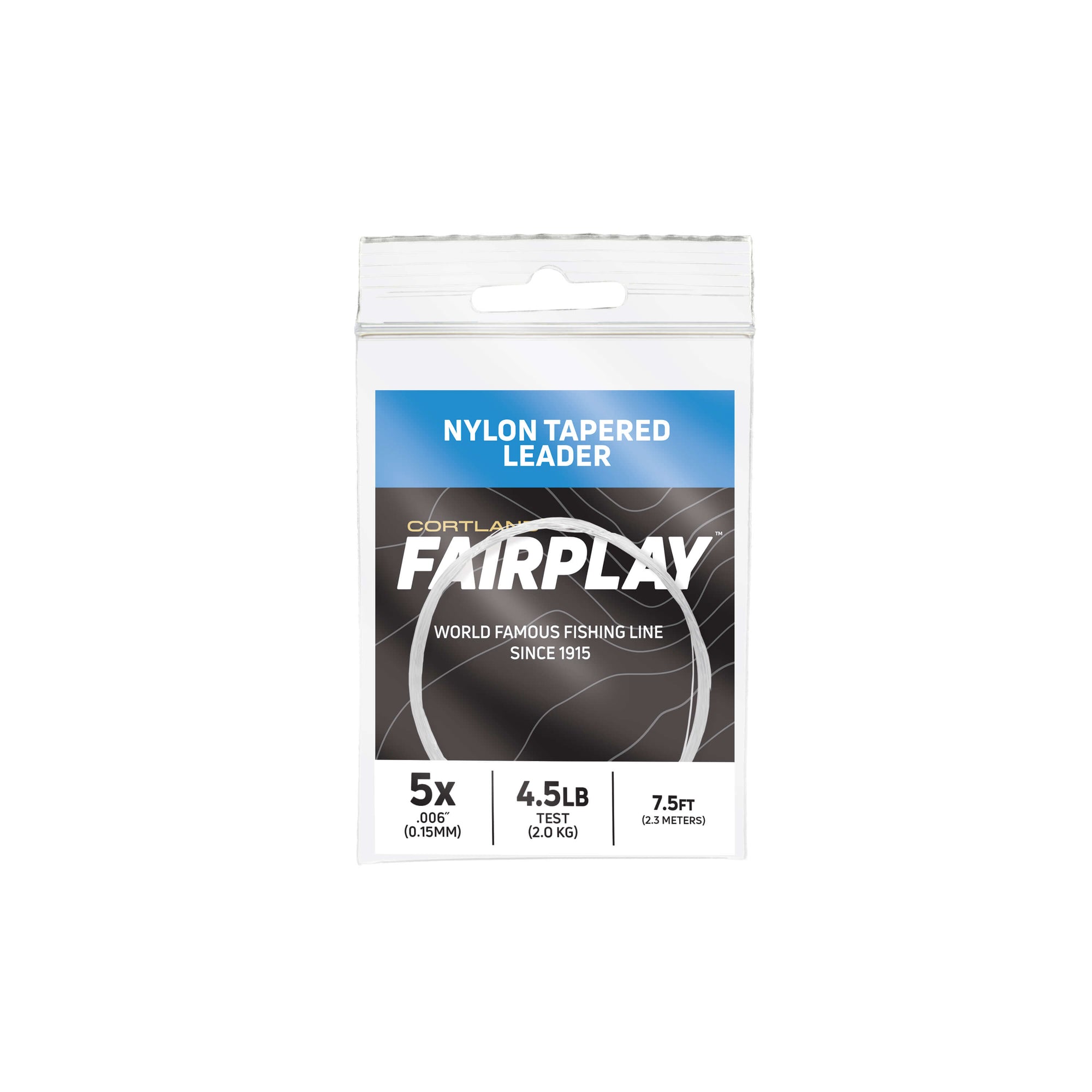 Fairplay Nylon Tapered Leader in its packaging