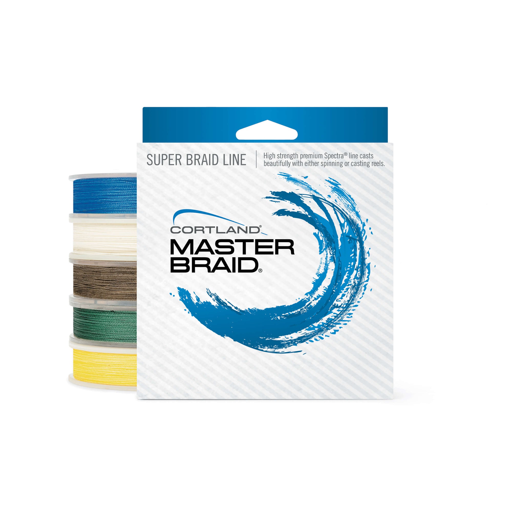 Cortland Master Braid - White DQ Spool Size