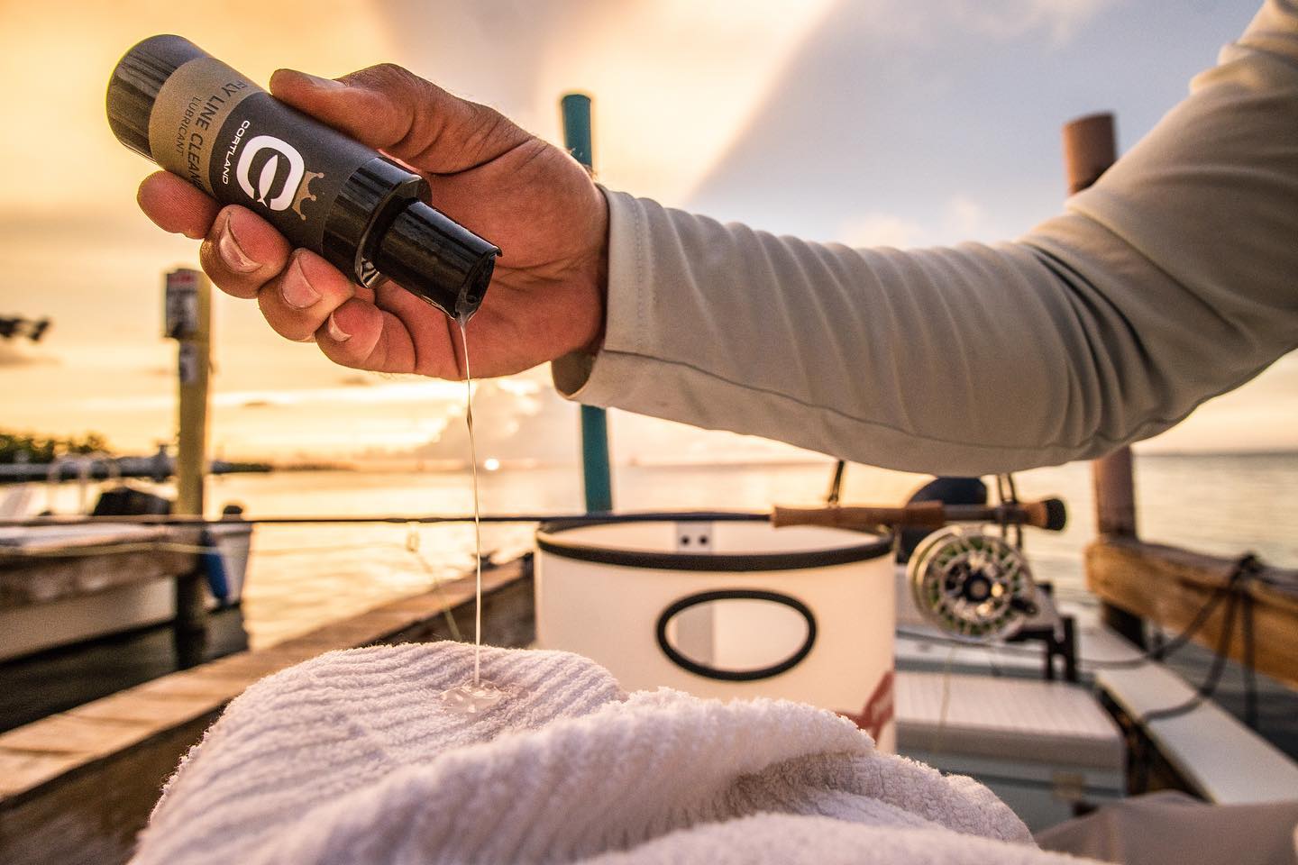 Fly Line Cleaner Lubricant & Pads Cortland Line Company