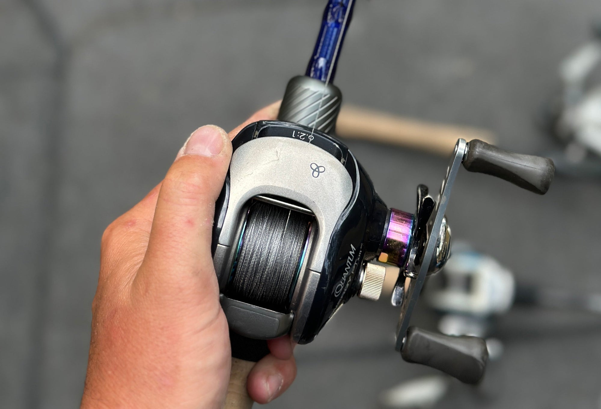 auto spool fishing line offshore Gonex Spooler diameter ratio with minimal stretch to provide outstanding sensitivity for increased strike detection and hook Offshore Angler Tight Line 2-lb.