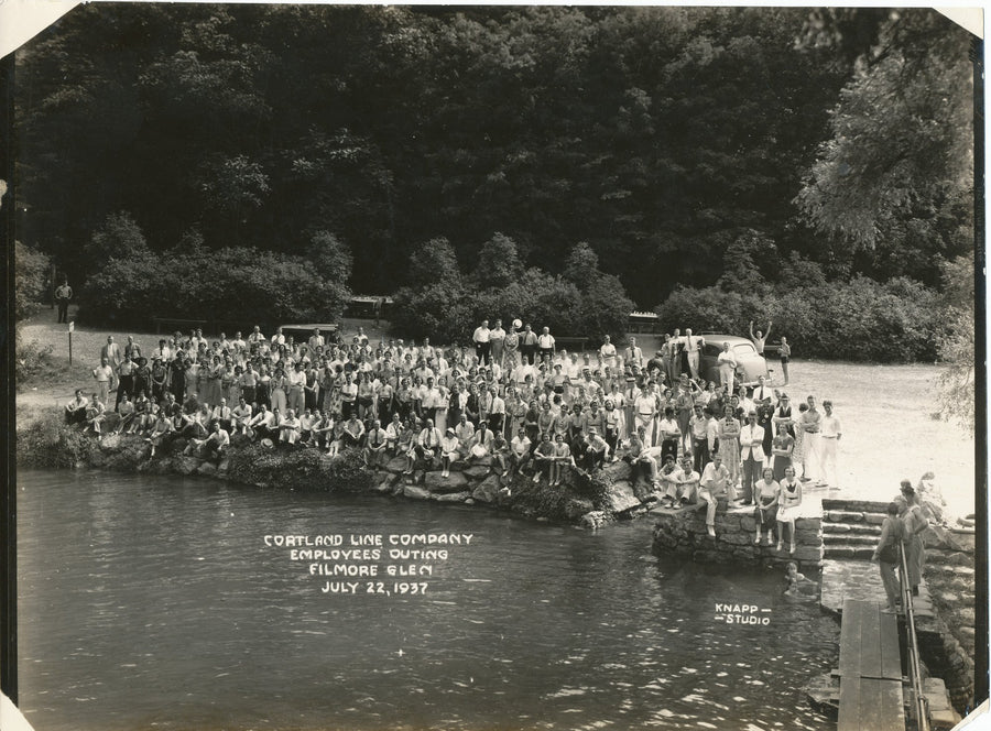 Cortland Line Company employee outing in 1937