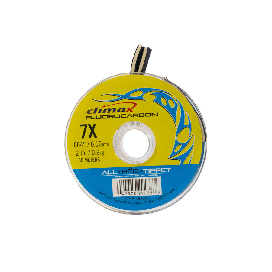 Front view of Climax Fluorocarbon Tippet 7X.