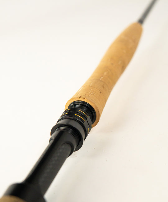 DOWN-LOCKING REEL SEAT & DUAL LOCKING RINGS