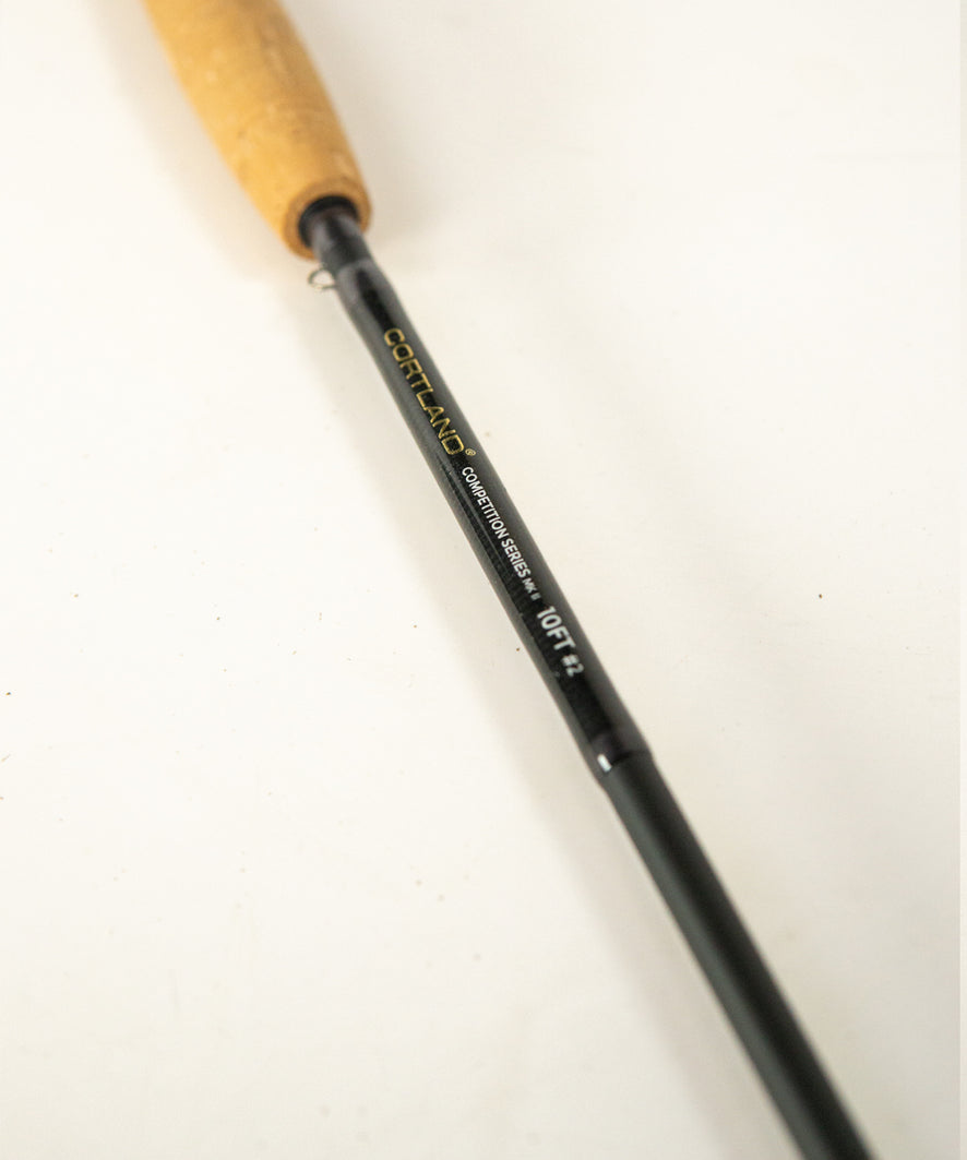 Tactical black finish on Cortland Competition MKII fly rod