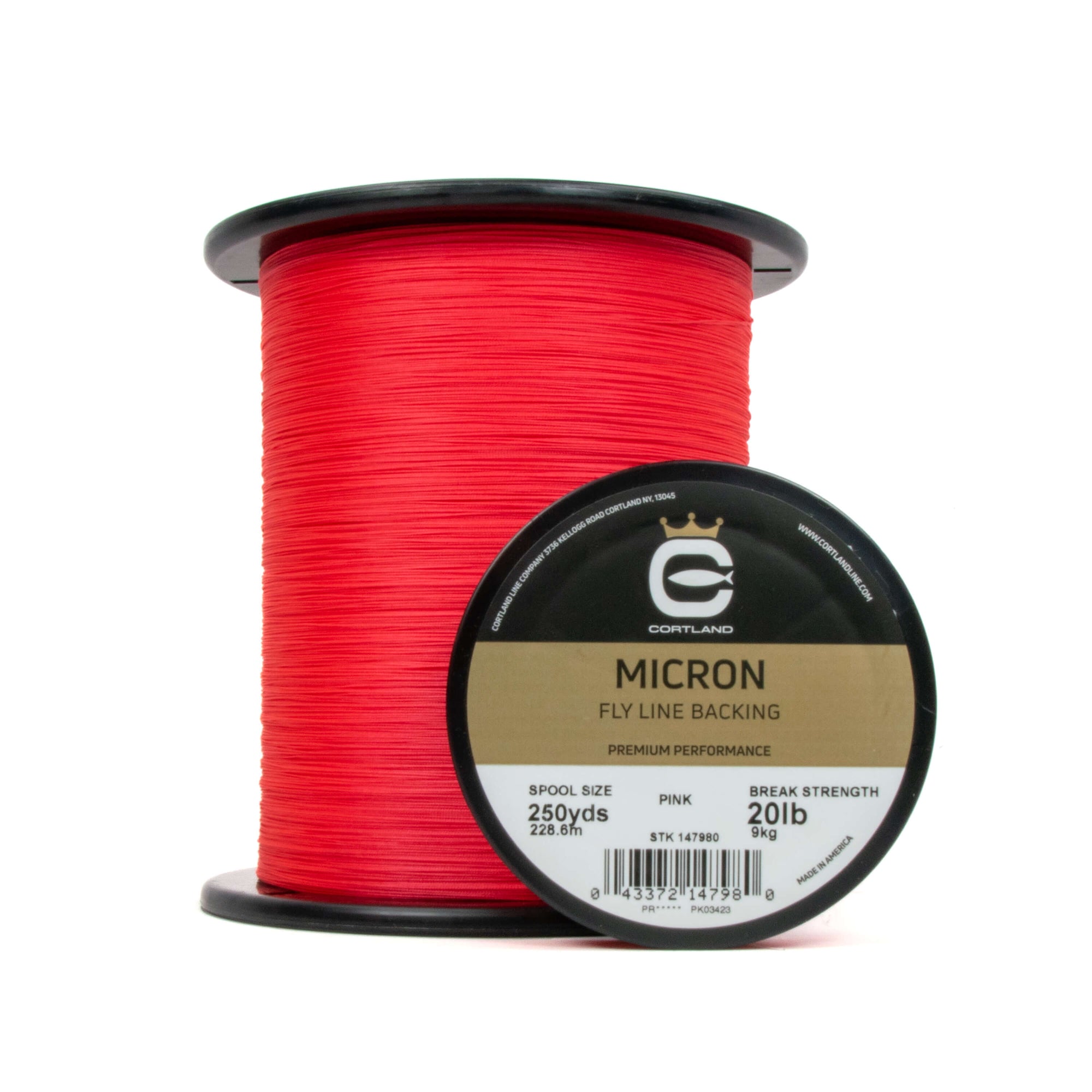 Micron Fly Line Backing - Pink – Cortland Line Company