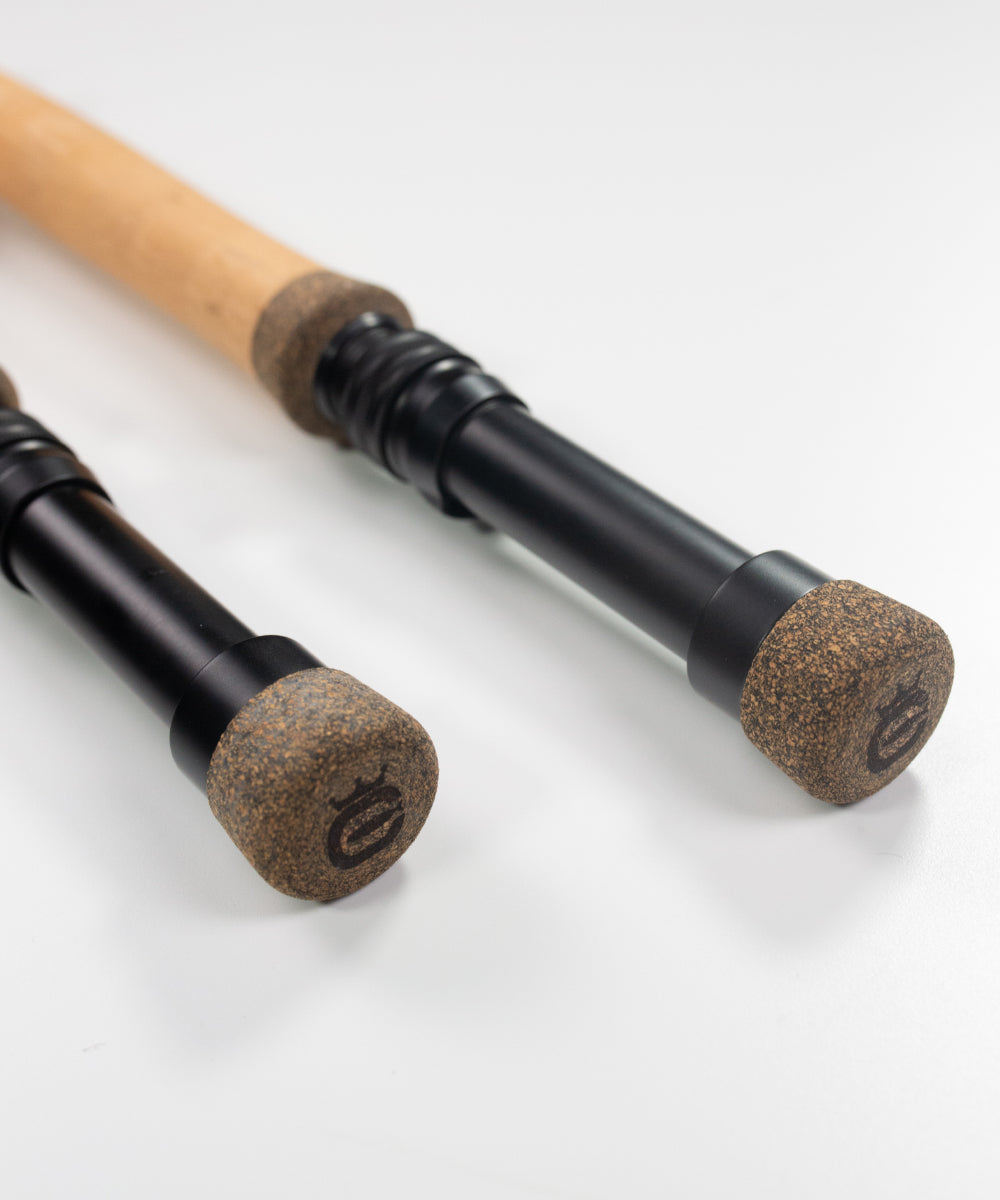 Cork composite fighting butt on Cortland Nymph Series fly rod