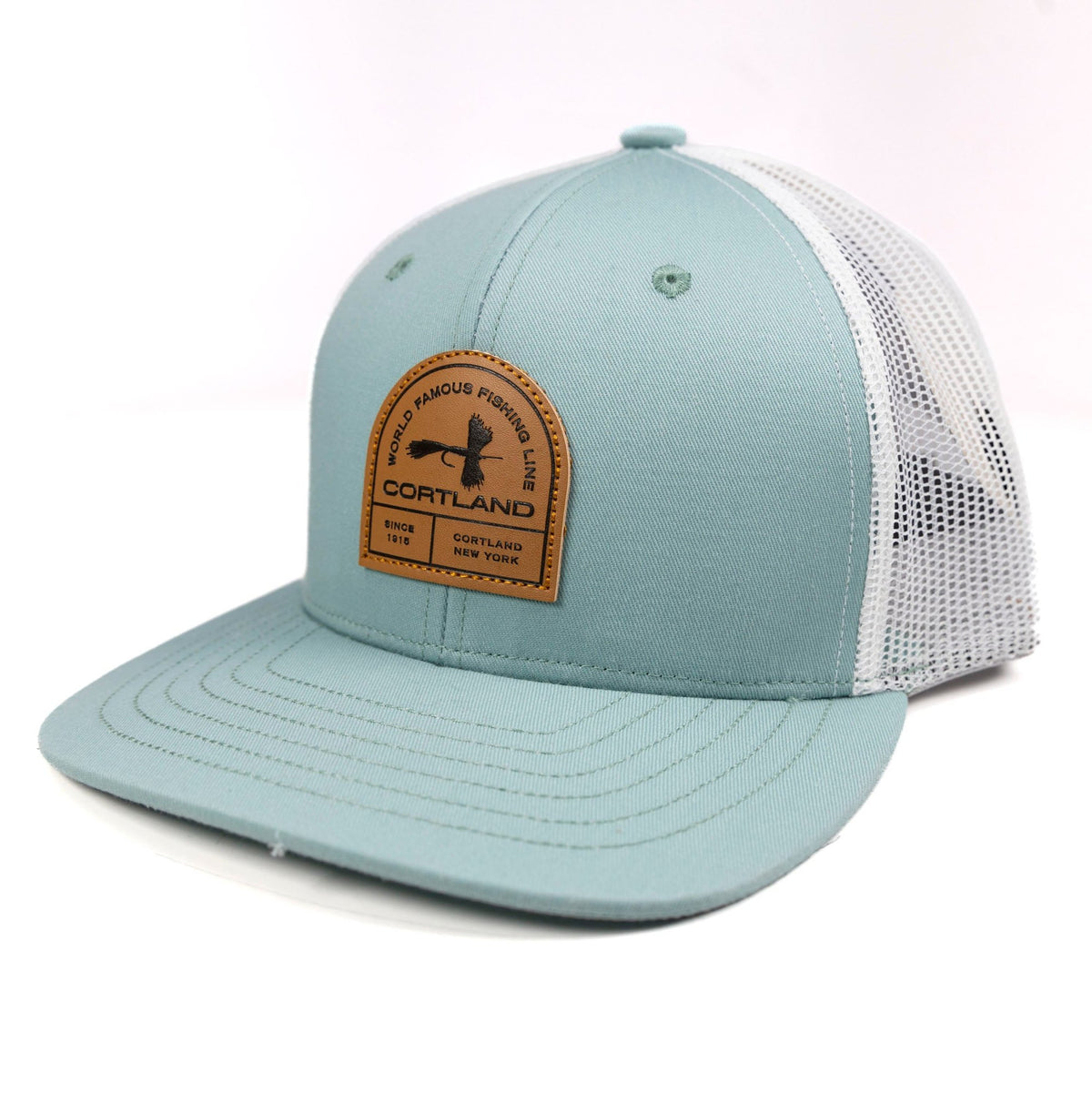 Tan and Turquoise Men\'s Cap Adams LP102-Cotton Pigment-Dyed Unconstructed Two-Tone Khaki  main image 3