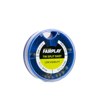 FairPlay Tin Split Shot in container 