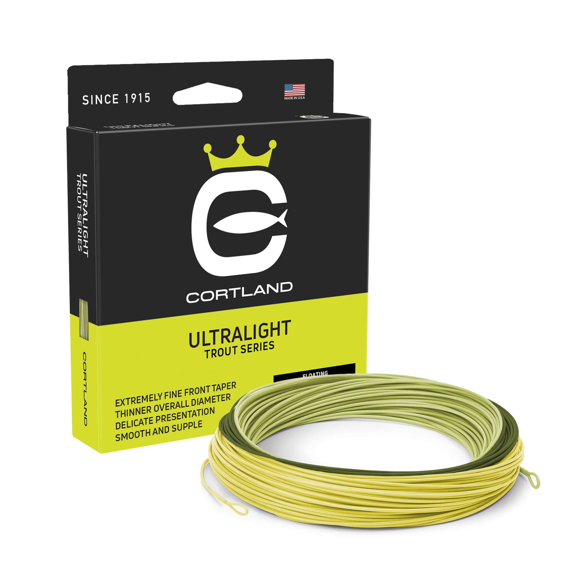 braided line for ultralight fishing Cortland Trout Ultralight Fly Line WF3F
