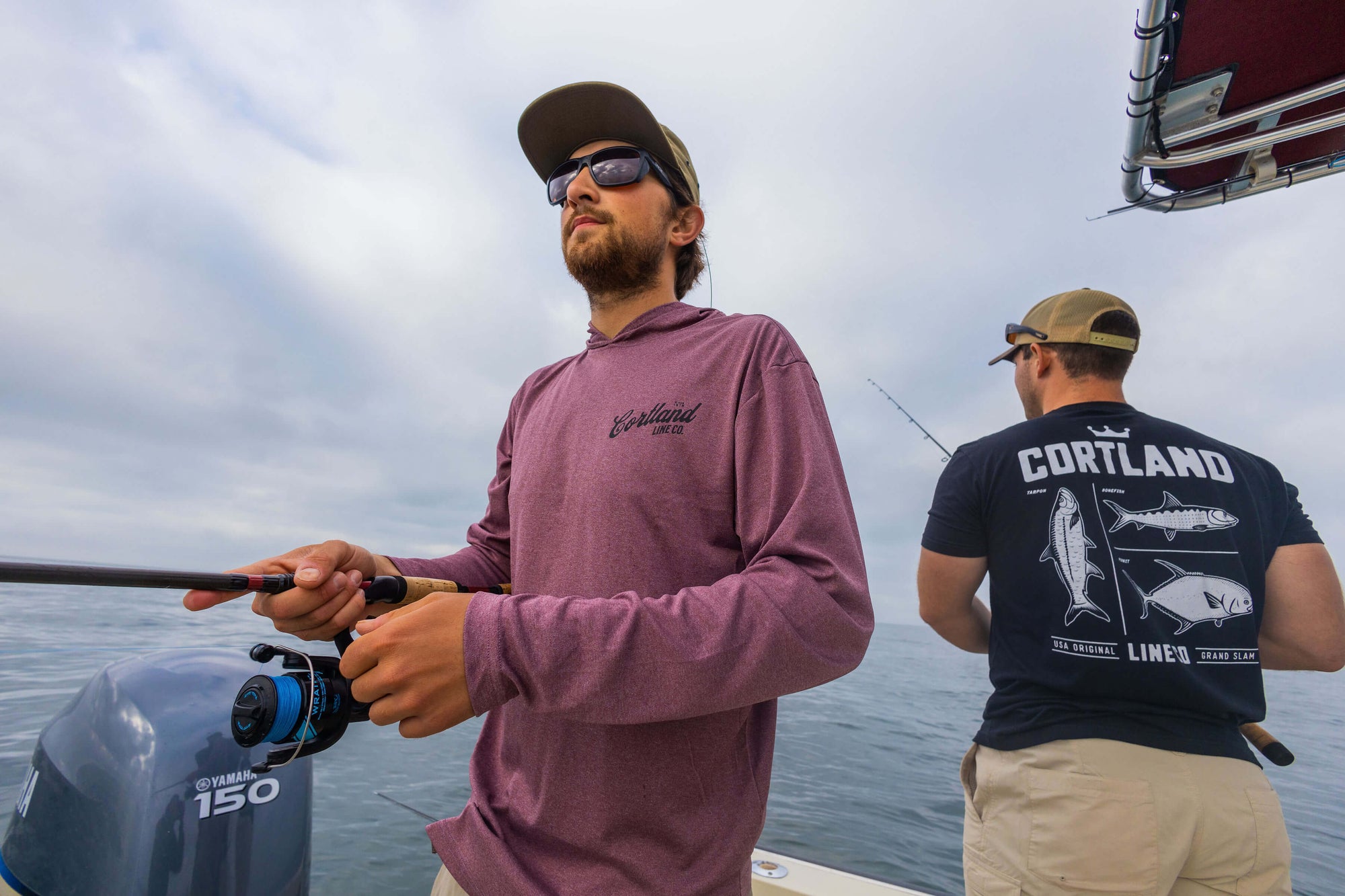 Performance Hoodie - Maroon Heather / Black – Cortland Line Company