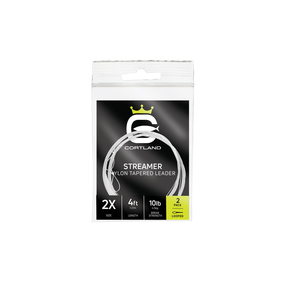 Streamer Nylon Tapered Leaders