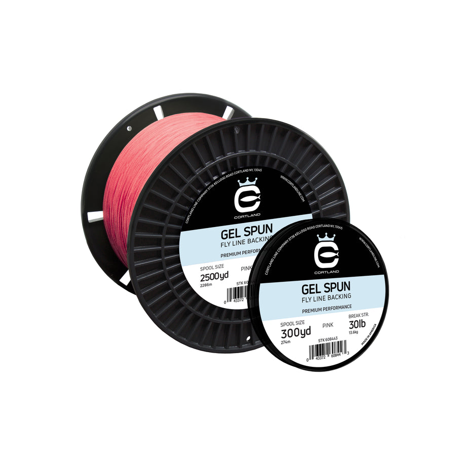 Cortland Gel Spun Backing - Pink DQ Spool Size